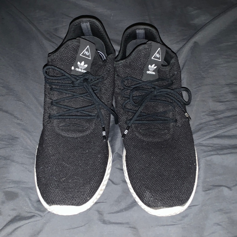 Adidas Pharrell Williams Tennis Hu BLACK / Size 10 1/2
